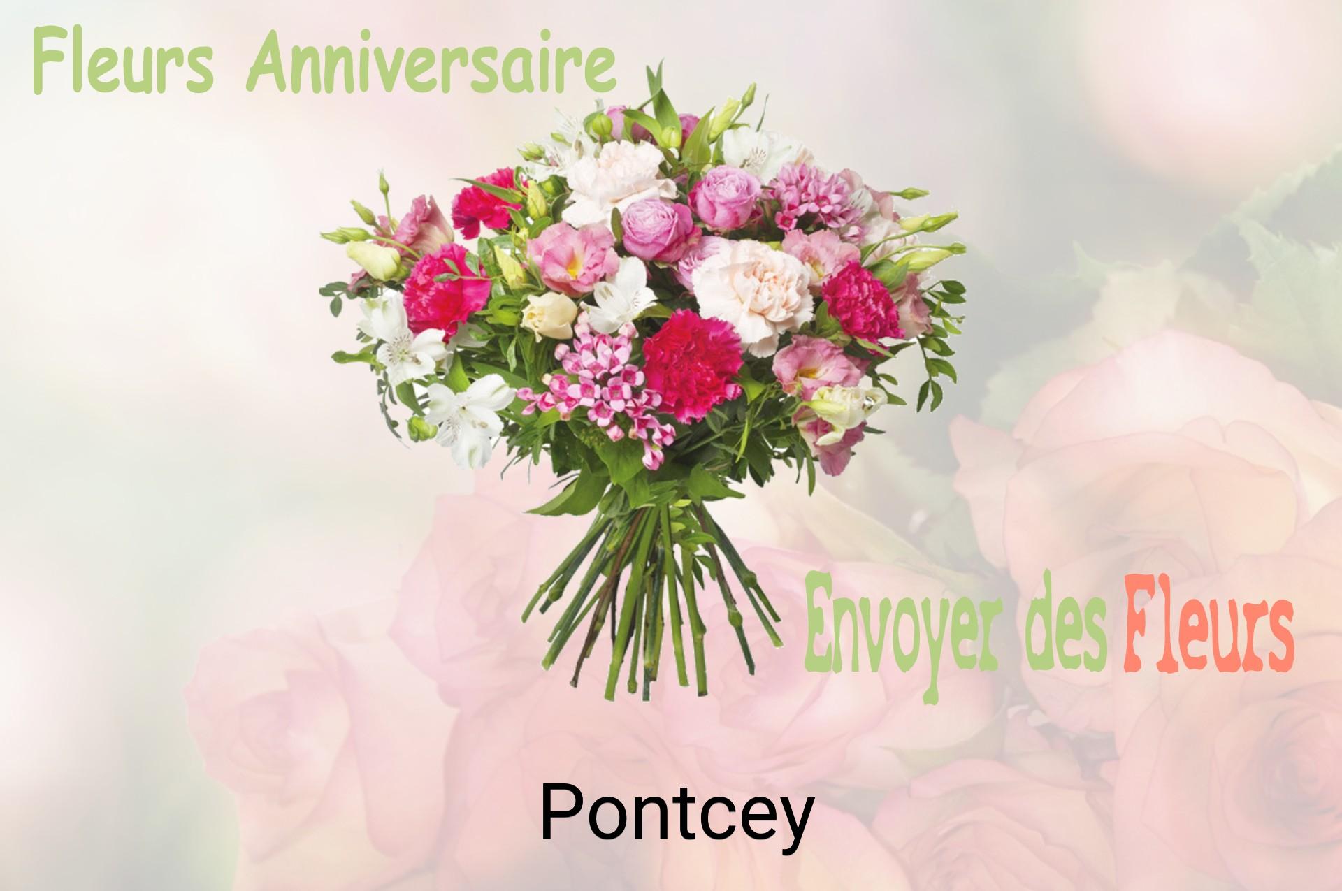 Bouquet de fleurs d’anniversaire livré à Pontcey